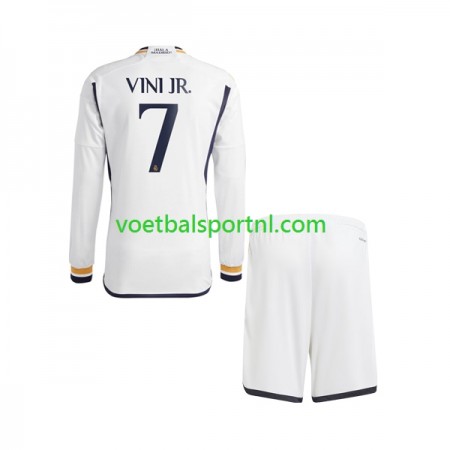 Real Madrid Vinicius Junior 7 Kind Thuis Tenue 2023-24 L/S